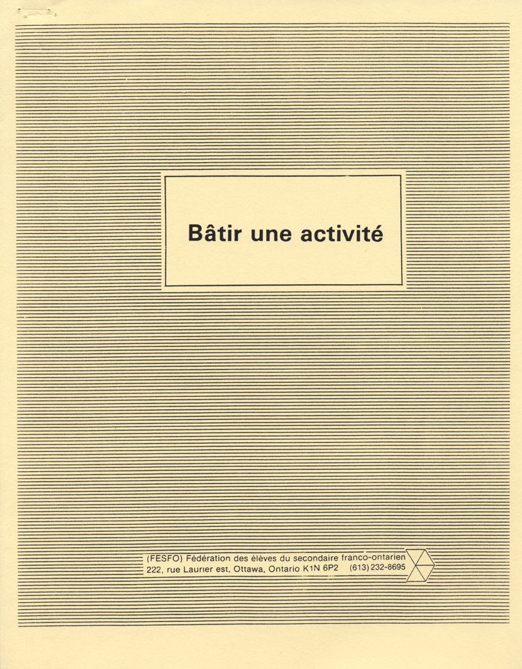 B&acirc;tir une activit&eacute; (1985)
