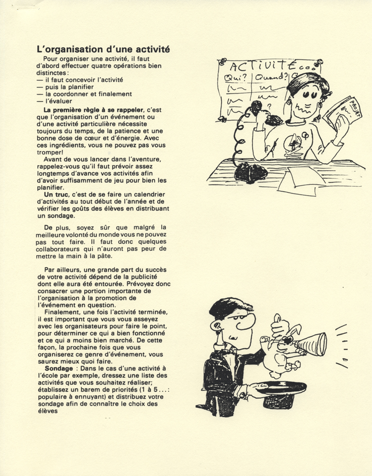 B&acirc;tir une activit&eacute; (1985)