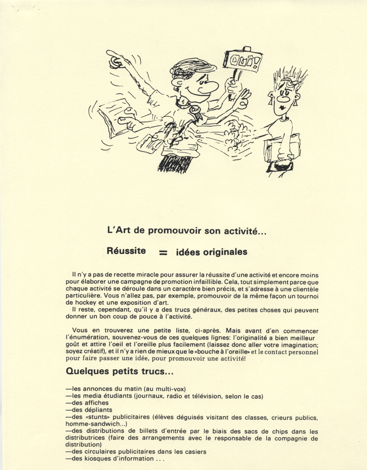 B&acirc;tir une activit&eacute; (1985)