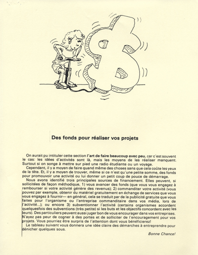 B&acirc;tir une activit&eacute; (1985)