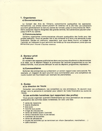 B&acirc;tir une activit&eacute; (1985)