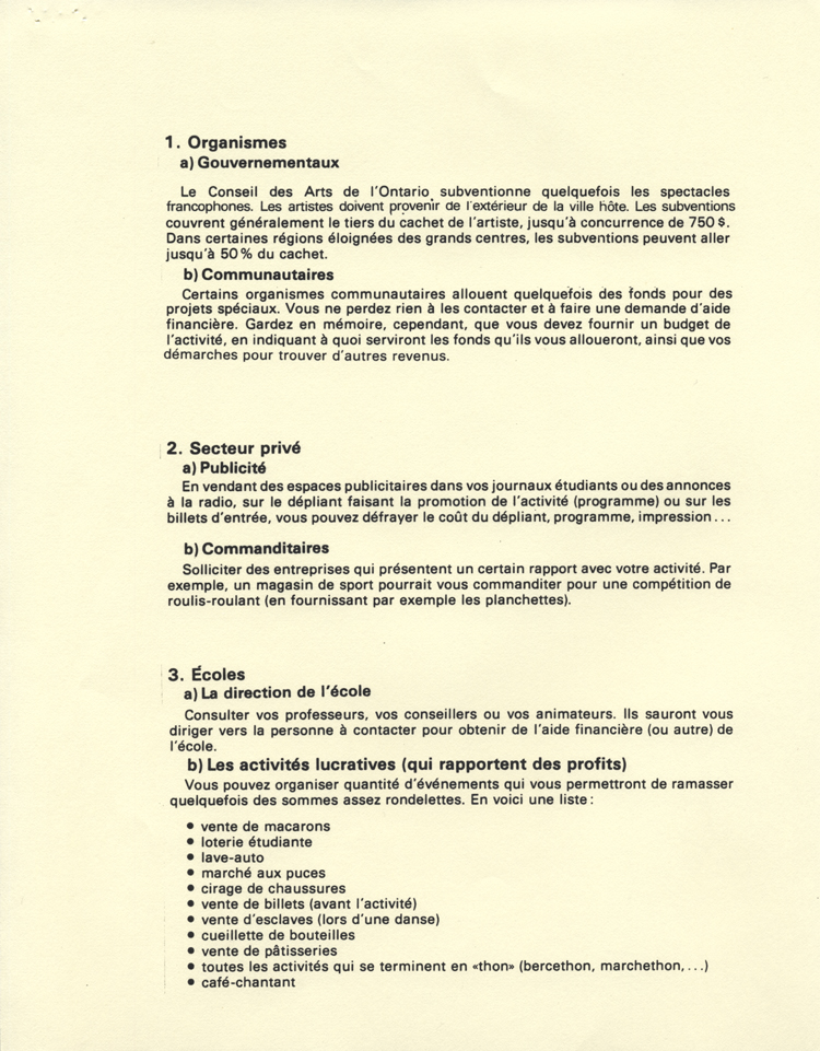 B&acirc;tir une activit&eacute; (1985)