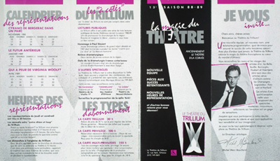 D&eacute;pliant de la 13e saison (1988-1989)