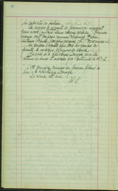 Proc&egrave;s-verbal de la premi&egrave;re r&eacute;union du Bureau f&eacute;d&eacute;ra (1932)