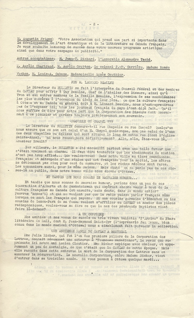 Le Bulletin du Caveau (1947)