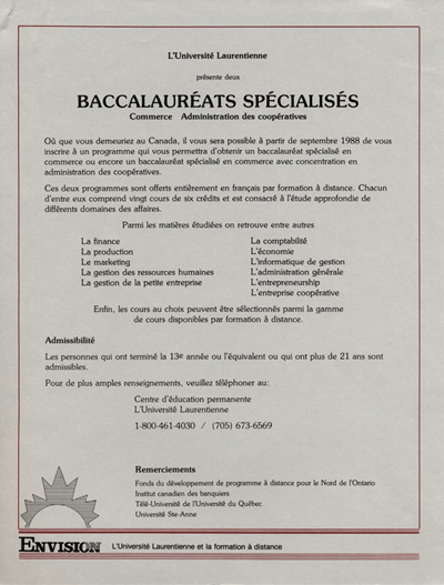 Feuillet publicitaire