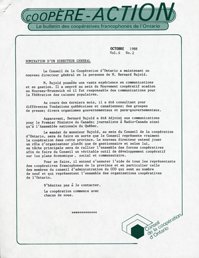 Nomination d'un directeur g&eacute;n&eacute;ral