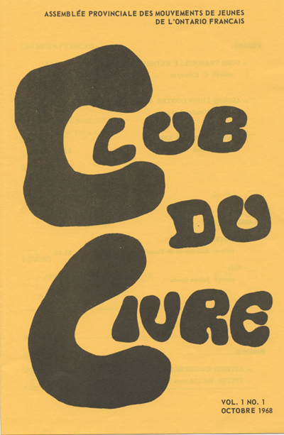 Brochure du Club du livre