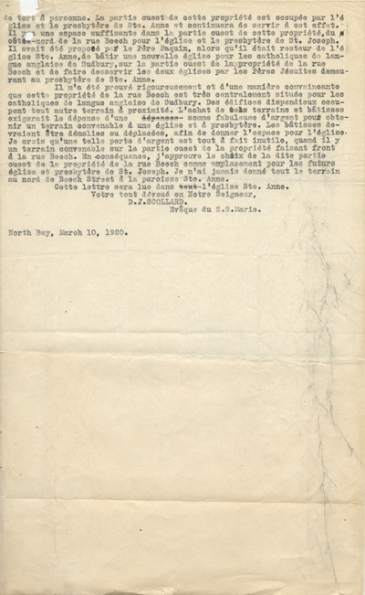 Explications donn&eacute;es aux paroissiens