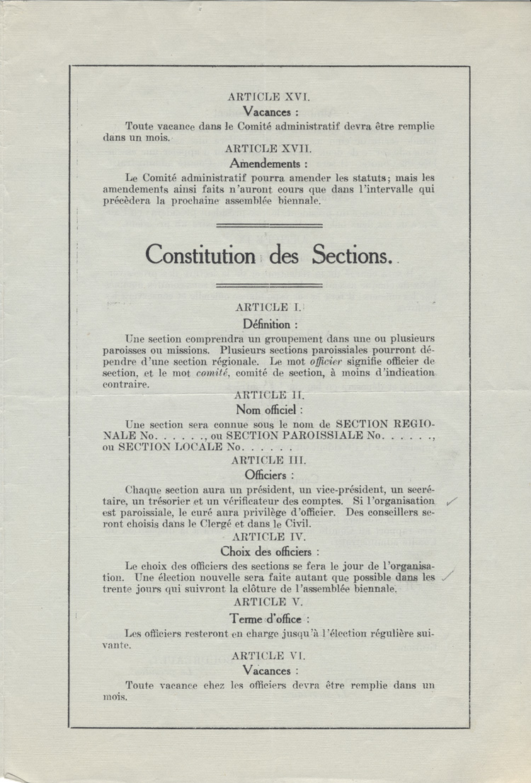 Statuts de l'Association canadienne-fran&ccedil;aise d'&eacute;ducation d'Ontario