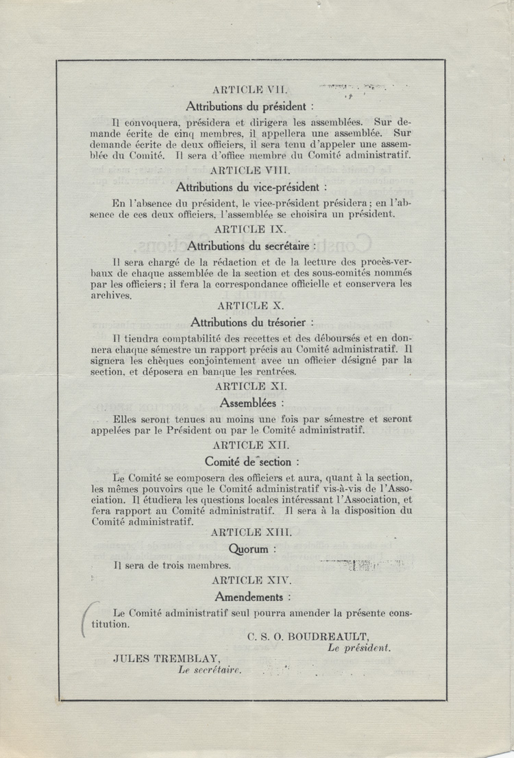 Statuts de l'Association canadienne-fran&ccedil;aise d'&eacute;ducation d'Ontario