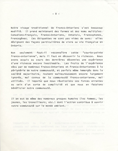 discours de Andr&eacute; Cloutier (1983)
