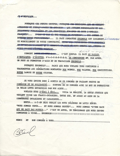 Mot de bienvenue de Bernard Clavel au 30e congr&egrave;s g&eacute;n&eacute;ral