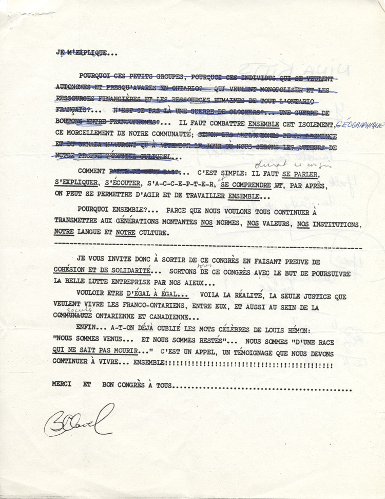 Mot de bienvenue de Bernard Clavel au 30e congr&egrave;s g&eacute;n&eacute;ral