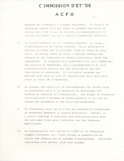 Points saillants de la conf&eacute;rence de presse de la Commission d'&eacute;tude