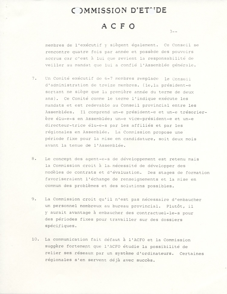 Points saillants de la conf&eacute;rence de presse de la Commission d'&eacute;tude