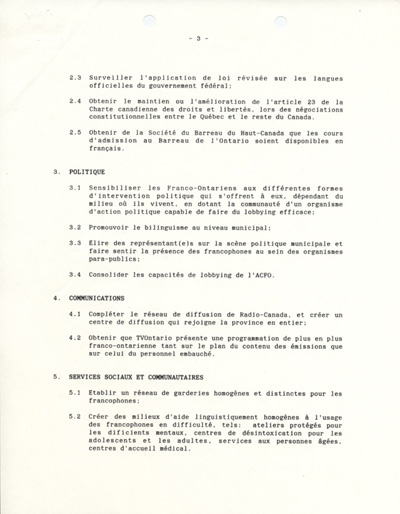 plan de d&eacute;veloppement (1987)