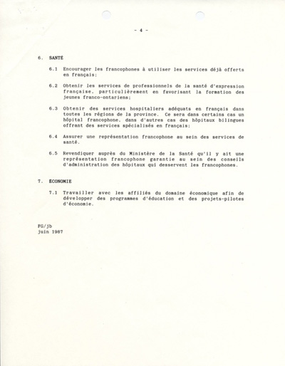 plan de d&eacute;veloppement (1987)