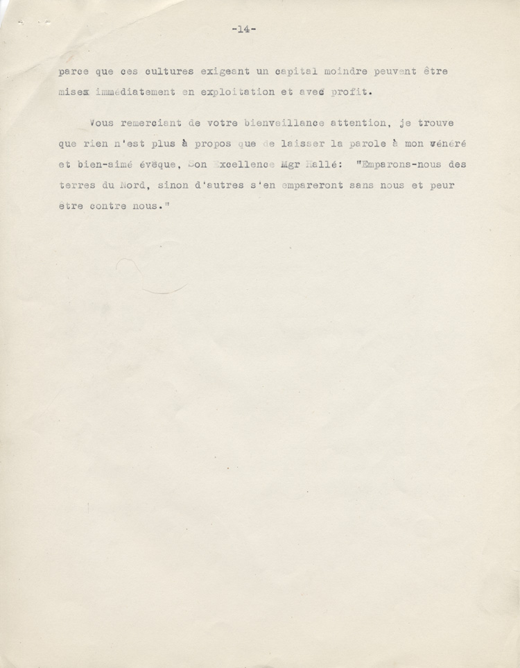 Conf&eacute;rence de Joseph Paquette (1938)