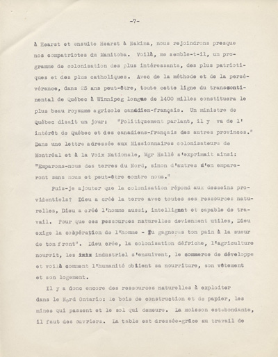 Conf&eacute;rence de Joseph Paquette (1938)