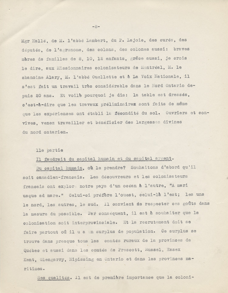Conf&eacute;rence de Joseph Paquette (1938)