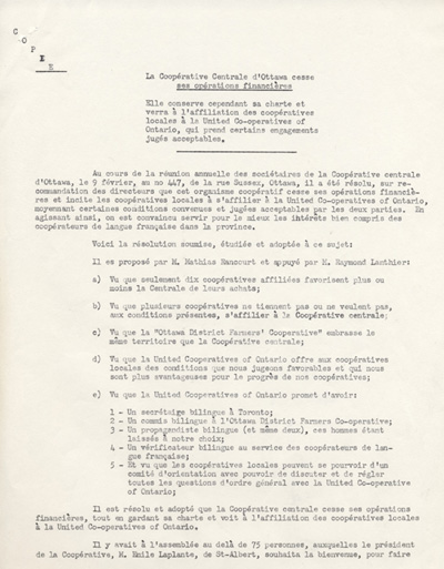 Reproduction du proc&egrave;s verbal