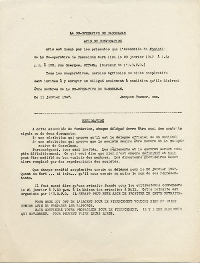 Avis de convocation de l'assembl&eacute;e de fondation