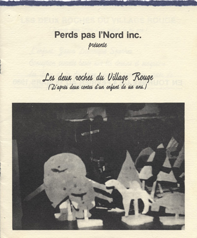 Programme de la pi&egrave;ce Les Deux Roches du village rouge (1979)