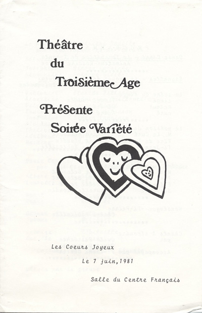 Programme de la Soir&eacute;e Vari&eacute;t&eacute; 