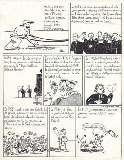 &laquo;&nbsp;L'histoire de la francophonie en Ontario&nbsp;&raquo; par Jacques-Andr&eacute; Blouin