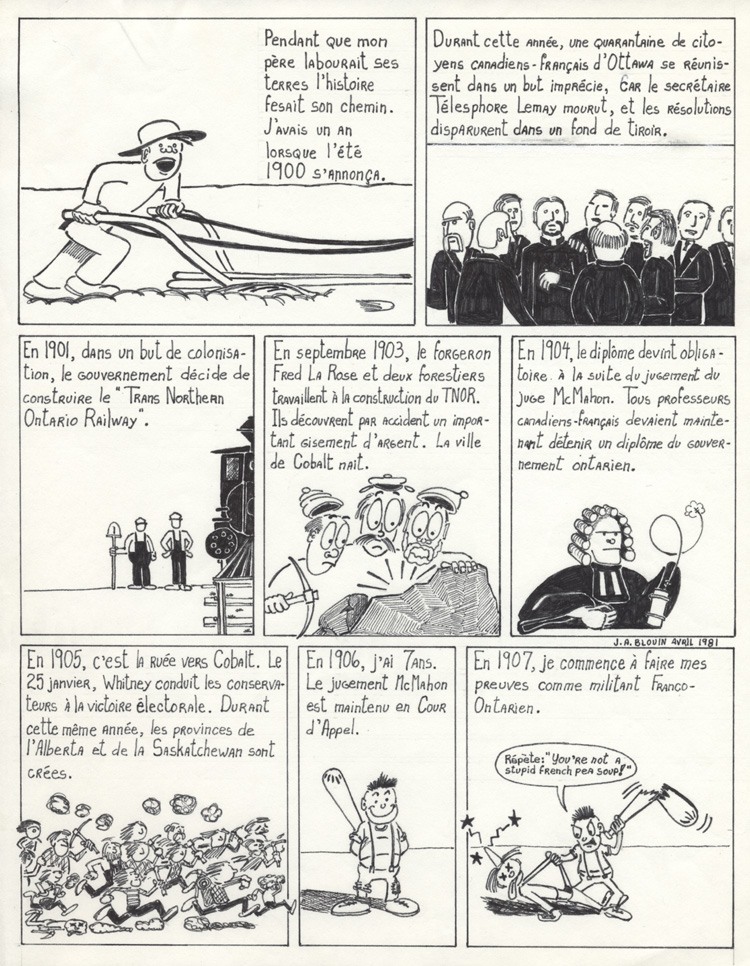 &laquo;&nbsp;L'histoire de la francophonie en Ontario&nbsp;&raquo; par Jacques-Andr&eacute; Blouin
