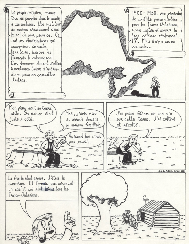 &laquo;&nbsp;L'histoire de la francophonie en Ontario&nbsp;&raquo; par Jacques-Andr&eacute; Blouin