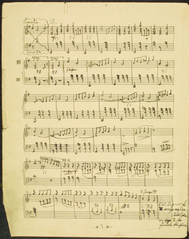 &laquo;&nbsp;L'appel au travail&nbsp;d&eacute;di&eacute; aux ouvriers d'Ottawa, op. 3&nbsp;&raquo; (1915)
