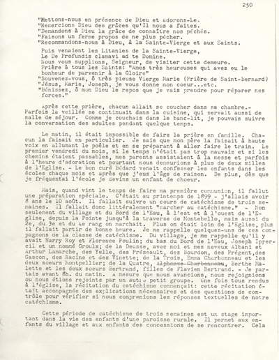 Souvenir de Louis Charbonneau