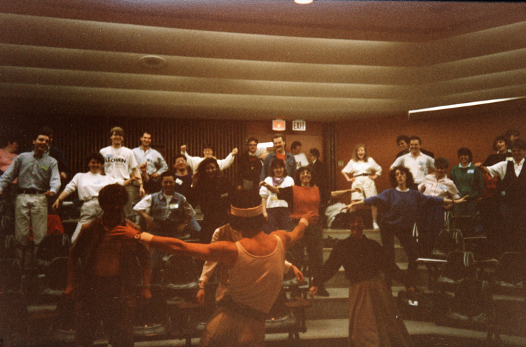 Session d'animation de la Compagnie Vox Th&eacute;&acirc;tre (1990)