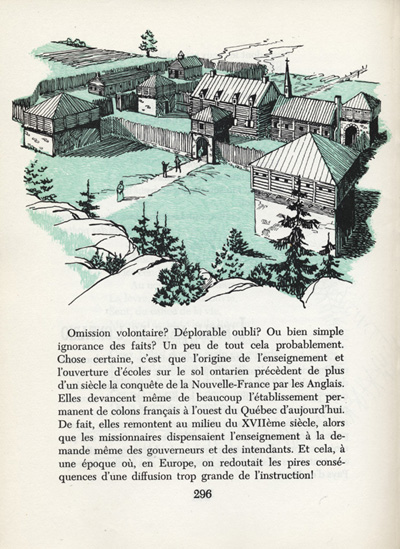 Dessin du Fort Frontenac, 1675.