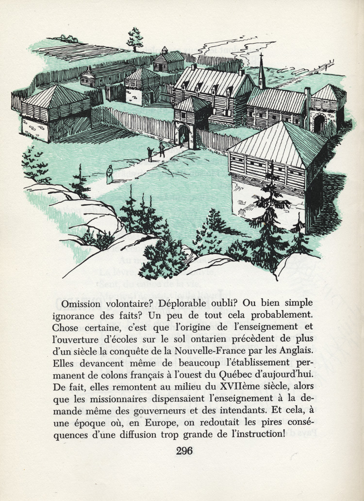 Dessin du Fort Frontenac, 1675.